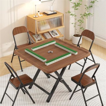 折疊麻將桌餐桌兩用便攜式戶外小方桌簡易小型麻將臺手搓棋牌桌