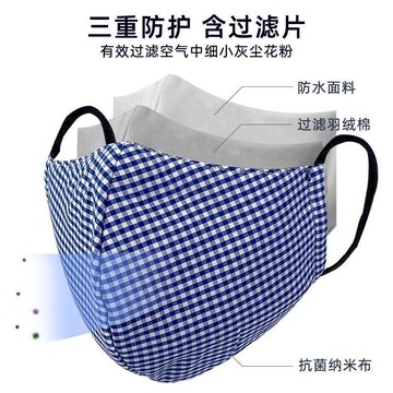 ⭐臺灣出貨🌈免運⭐時尚立體布口罩防病毒可水洗保暖防寒防風冬季保暖口罩【可開票】