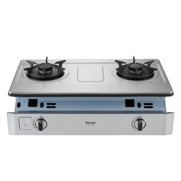 (全省安裝)林內二口爐嵌入爐彩焱瓦斯爐天然氣RBTS-L260SA-NG1 ★送陶板屋餐券1張