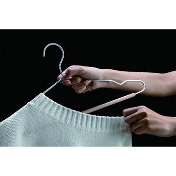 【Patya 打鐵仔】夭壽時尚實木鐵藝衣架(超極白)(10入/組)