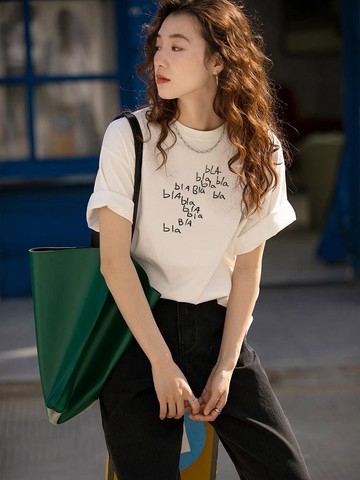 免運 夏天韓風女裝 100%純棉 女生衣服 素色短袖t恤女 oversize 顯瘦落肩寬t shirt 1970