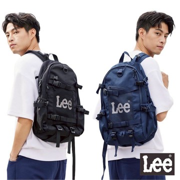Lee 多功能後背包 男女通用 MODERN LB324003 黑色 丈青