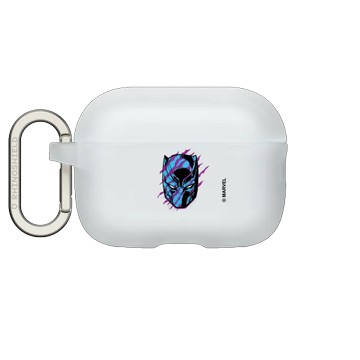 AirPods Pro 2 AirPods Case 透明 - 迪士尼-漫威 Marvel - 黑豹面具
