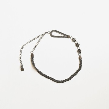 【蛋植物古著】串接金屬古著腰鍊