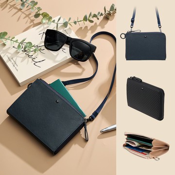 MONDAINE瑞士國鐵 RFID護照包 黑/藍/奶棕 三色任選