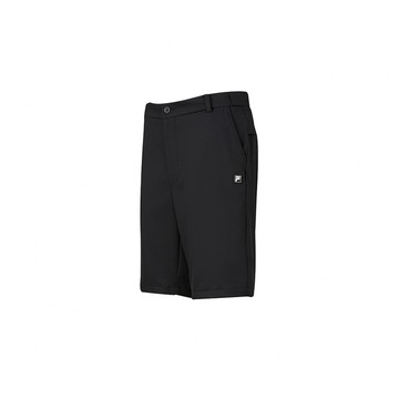 FILA GOLF 男平織短褲-黑色 1SHA-2009-BK