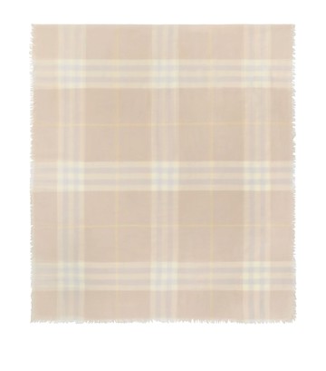 Burberry Wool Wide Check Scarf