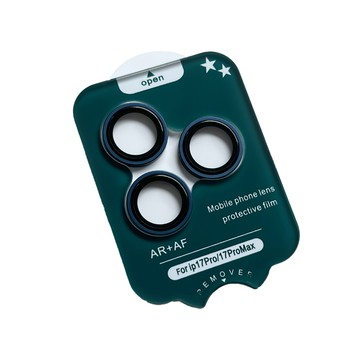 QinD Apple 蘋果 iPhone 17 Pro / iPhone 17 Pro Max 鷹眼鏡頭保護貼(AR+AF)(炫彩)