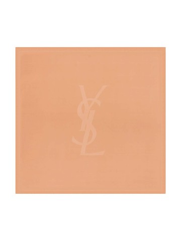 Saint Laurent Cassandre Square Scarf In Semi-Sheer Silk Charmeuse Accessories