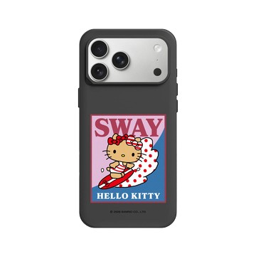 iPhone 17 Pro Max SolidX 黑 - 三麗鷗-Hello Kitty - 衝浪海報