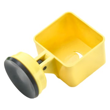 Lassley MAGIC彩色強力吸盤置物盒 承重約4KG  黃色  1個