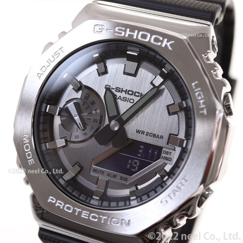 Gショック G-SHOCK メタル 腕時計 メンズ グレー ブラック GM