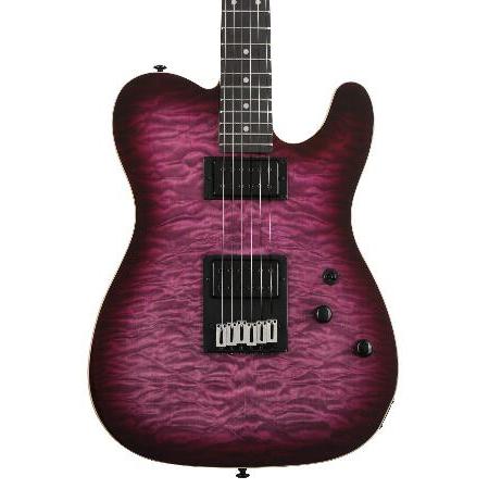 Schecter PT Pro エボニーフレットボード トランスパープルバースト並行輸入