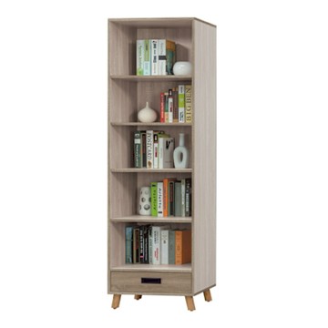 文創集 歐斯2尺三抽開放式書櫃-60x40x199cm免組