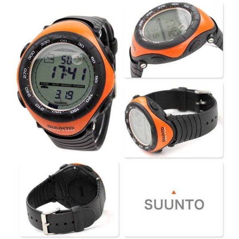 SUUNTO スント ss015077000 Vector Orange ベクター オレンジ アウトドア デジタル時計 フィンランド |  LINEショッピング