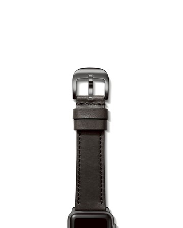 Men's 20mm Grizzly Leather Strap for Apple Watch