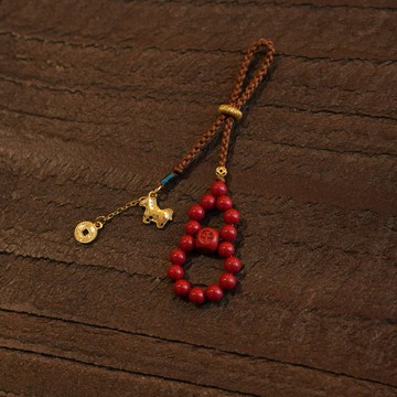 福祿馬上到 硃砂手作掛飾 匠心輕奢設計 日常出行搭配