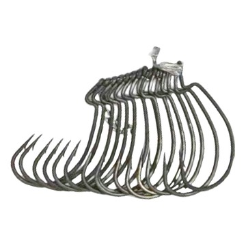 JiNDO 鷹魂 曲柄鉤 Set 鐵氟龍不沾塗層 減少30%鈎尖耗損 鈎骨加粗50%  #3/0  15個裝  1包