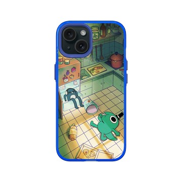 iPhone 15 Clear 激光藍 - 怪奇事物所 Incrediville - 卡路里盛夏派對