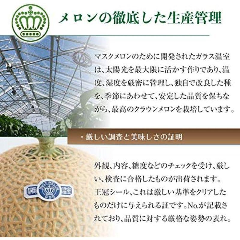 クラウンメロン 山等級１玉 約1.5kg 化粧箱 静岡県産 マスクメロン 秋ギフト 夏ギフト お中元 御中元