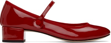 Repetto 红色 Rose 玛丽珍鞋