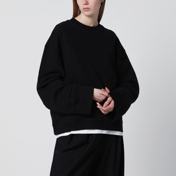 Black Talia cotton-blend sweatshirt
