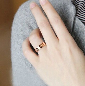 現貨+預購 玫瑰金戒指 鑲鑽銀飾-簡約時尚生日流行母親節生日情人節禮物女飾品71am31【獨家進口】【米蘭精品】