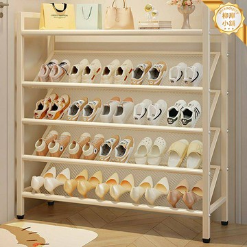 【窄身大容量】鞋架 鞋櫃 多層鞋架 門口鞋櫃 收納架 展示架 宿舍出租房神器 入戶玄關收納 免安裝 加厚碳鋼