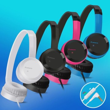 （爆款熱賣）（國際精品）【免運】耳機頭戴式有線手機全民k歌耳麥線控音樂語音通話遊戲筆記本麥