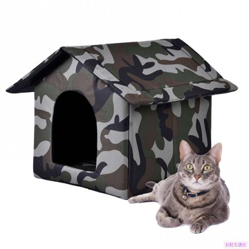 四季寵物屋 寵物用品 保暖 防水 戶外小貓屋 狗窩 可拆解 可水洗 可折疊 流浪貓窩