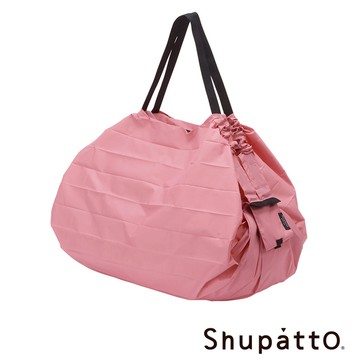 【Shupatto】燈籠型素色秒收環保啪啪包-大-桃粉 (SH-S468MOM-LR1)