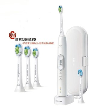 【PHILIPS 飛利浦】贈原廠刷頭 共3+2=5個刷頭 HX6877 音波震動極淨完美電動牙刷｜原廠公司貨 交換禮物