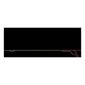 Esoon 加大款電競滑鼠墊/桌墊 60 x 30 x 0.2cm 經典黑  1個