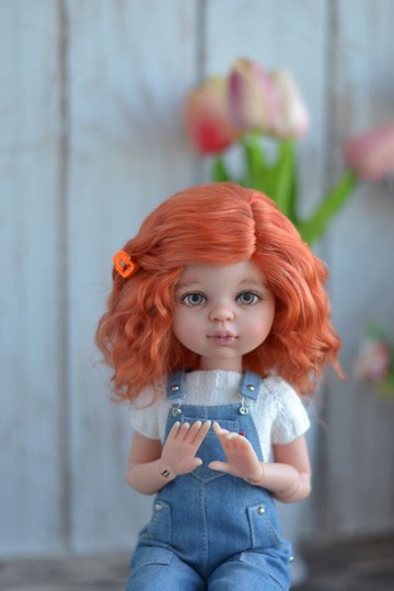 適用於 Paola Reina 娃娃的假髮