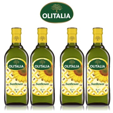 【奧利塔olitalia】葵花油1000ml (4瓶禮盒組)A270002x4