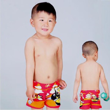 2024新款泳褲兒童卡通平角游泳褲小朋友泳衣寶寶褲幼兒泳裝