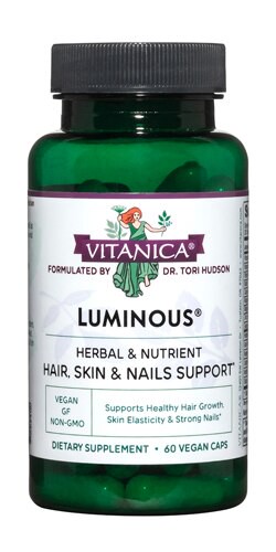 Vitanica Luminous Hair Skin & Nails Support 60 Vegetarian Capsules