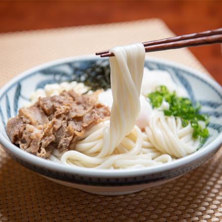 うどん　ポイント消化　送料無料　熊本県産小麦　2食入　手延べ潤生うどん（2食入りつゆ付）