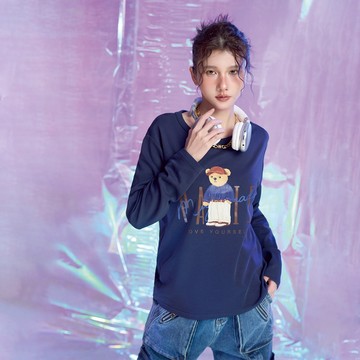 【MAJOR MADE】法式登峰熊字樣長TEE