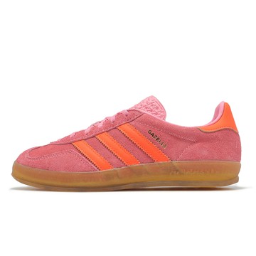adidas 休閒鞋 Gazelle Indoor W 女鞋 粉紅 膠底 德訓鞋 復古 愛迪達 IE1058