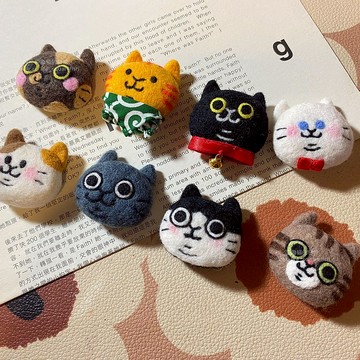 貓咪羊毛氈強力磁鐵