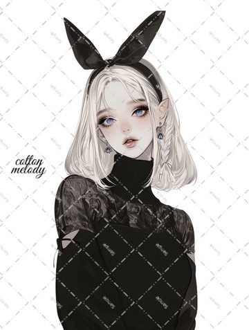 original sticker no.6697 人物貼紙 原創貼紙 人物貼紙 女孩貼紙 原創人物貼紙