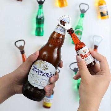 馬年 冰箱貼  磁鐵貼 2026 卡通開瓶器冰箱貼多功能創意啟瓶器傢用酒起子立體啤酒瓶磁吸貼