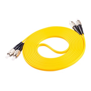 台灣霓虹 電信級FC-FC單模雙芯全雙工光纖跳線3米
