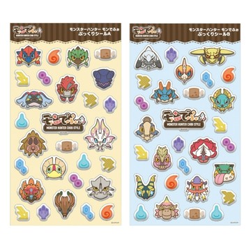 【預購】【CAPCOM】魔物獵人 MonDefo 泡泡貼紙-黃色/藍色 -2026-10月預定