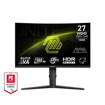 米特3C數位–MSI 微星 MAG 275CQPF 27吋曲面螢幕/VA/2K/180Hz/可升降左右