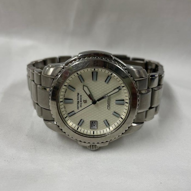 中古】SEIKO キネティックオートリレーブライツ 5J32-0A10 白文字盤 [jgg] | LINEブランドカタログ