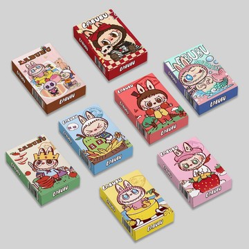 【✨臺灣齣貨✨免運】30張LABUBU拉佈佈小卡片卡通動漫 遊戲二次元 週邊 收藏卡 LOMO卡動漫週邊卡片卡牌收藏小卡