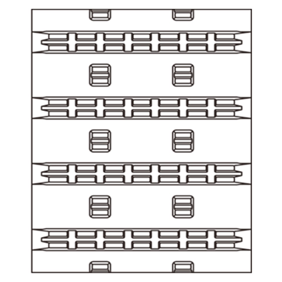 除雪機 ゴムクローラー 180x31x60 芯金レス マクシス HS180X31X60 1本