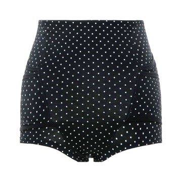 OnStreet 高腰收腹提臀褲-黑底白點